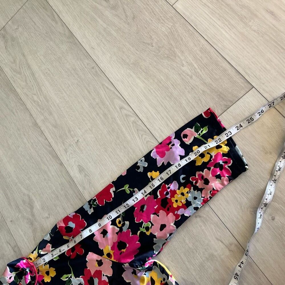 Kate Spade Long Pajama Set L Bright Cheery Floral - Picture 5 of 10